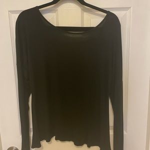 Champion long sleeve mock open back